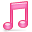 Music Red icon